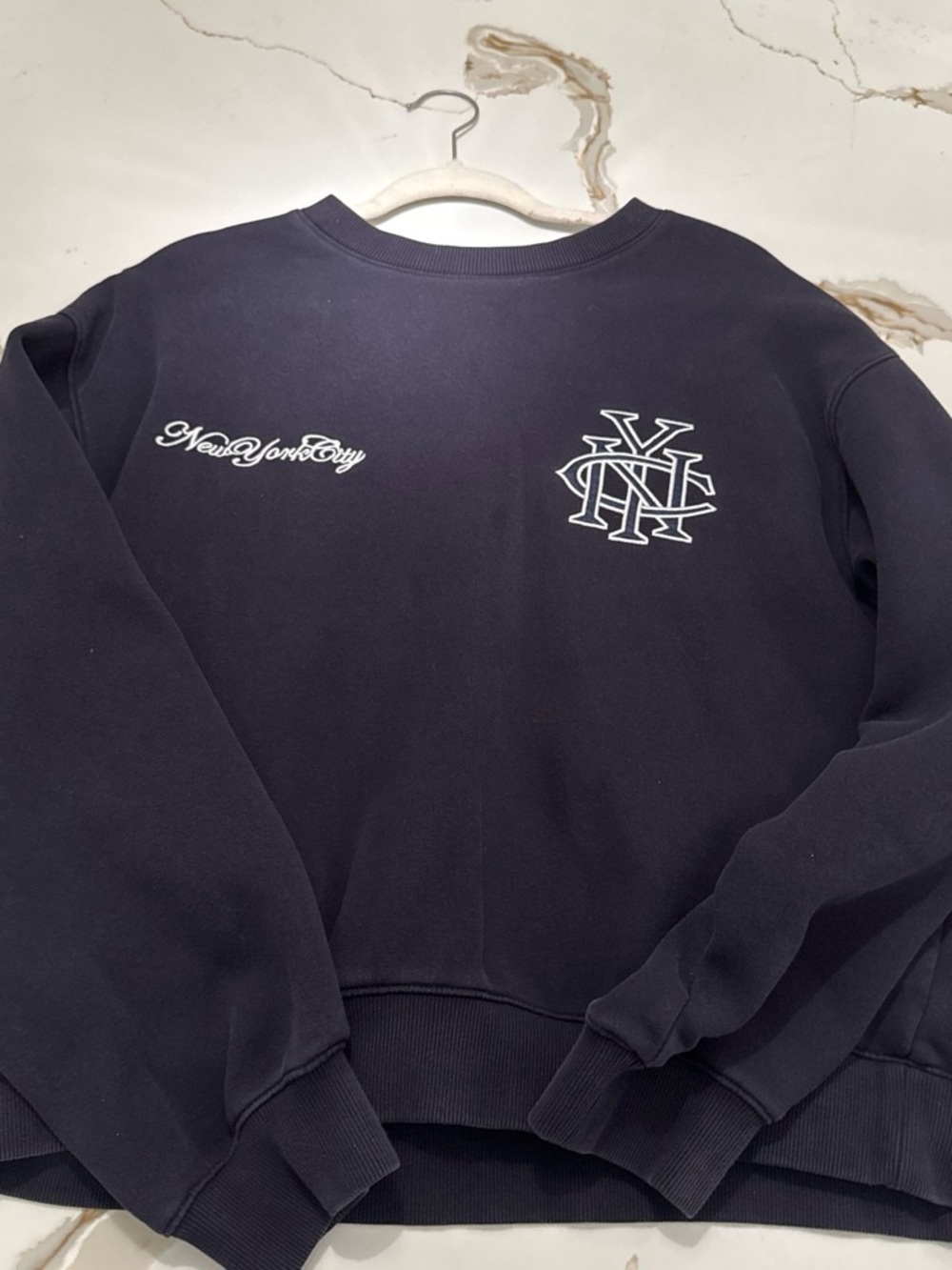 Black Crewneck Sweater, New York City!